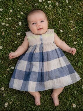 Dress sleeveless 1/3 months Burberry blue